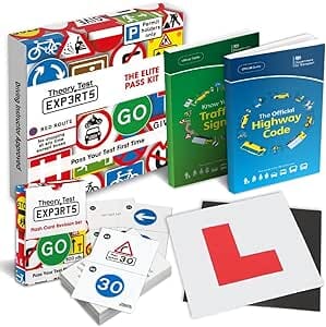 The best Highway Code 2024 Book, Know Your Traffic Road Signs Flash Cards and Magnetic L Plates